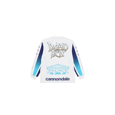 Palace PALACE CANNONDALE LS T-Shirt WHITE