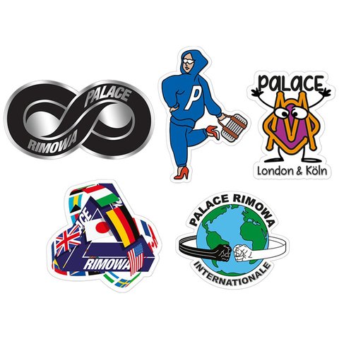 PALACE RIMOWA STICKER PACK MULTI