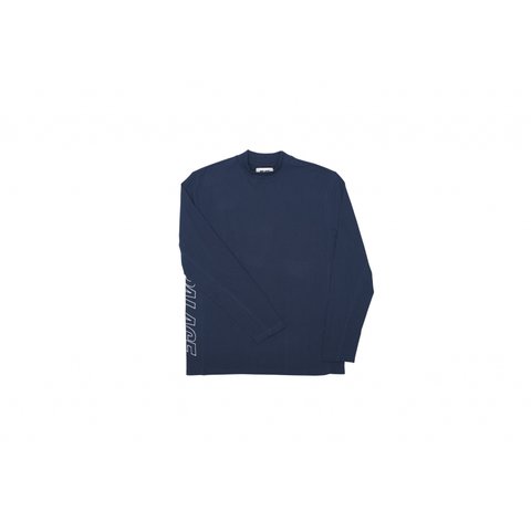 Palace PALACE T LS PIQUE BLUE