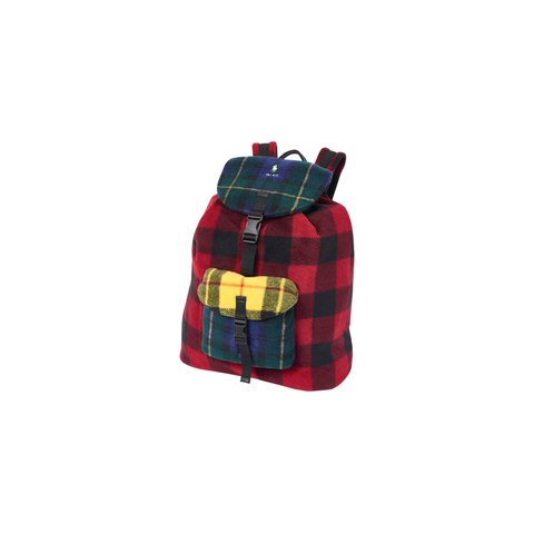 Palace PALACE RALPH LAUREN FLEECE BACKPACK GLEN PLAID / YELLOW / BUFFALO