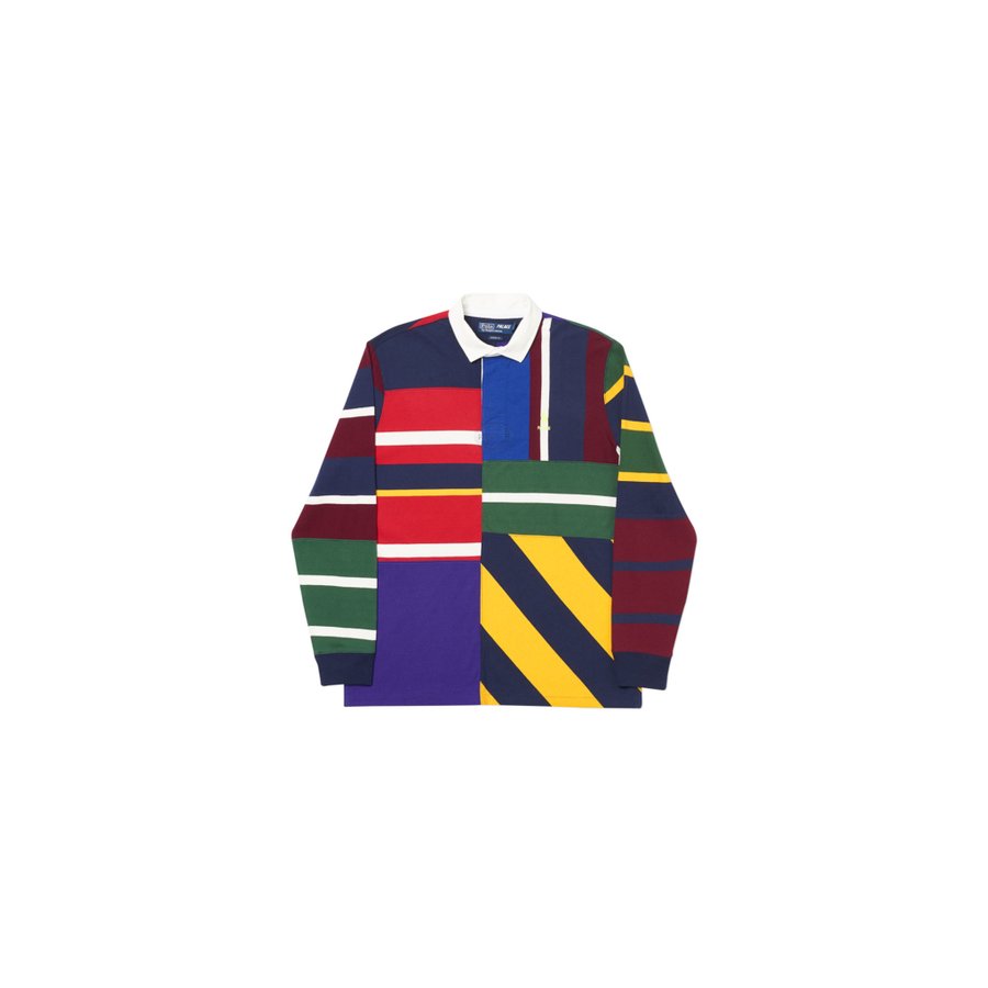 PALACE RALPH LAUREN PIECED RUGBY MULTI