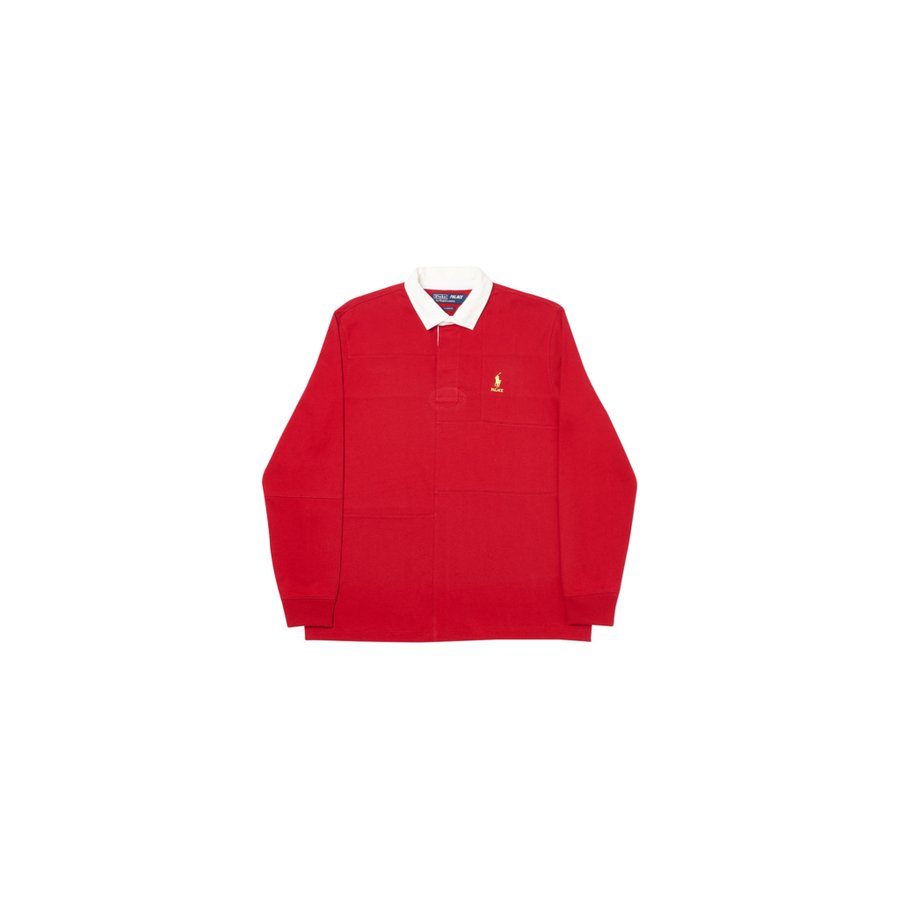 PALACE RALPH LAUREN PIECED RUGBY PARK AVENUE RED