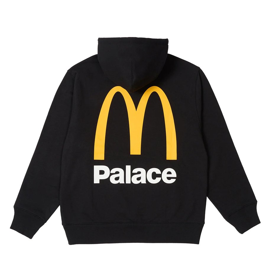 PALACE McDONALD'S LOGO HOOD BLACK