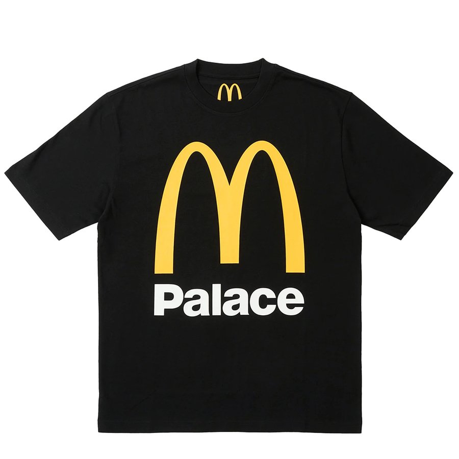 PALACE McDONALD'S LOGO T-SHIRT BLACK