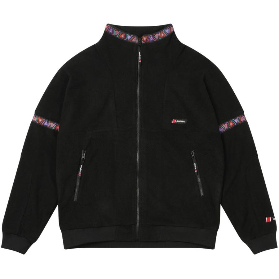 BERGHAUS FLEECE ZIP-UP JACKET BLACK