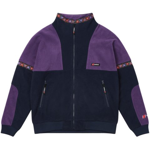 BERGHAUS FLEECE ZIP-UP JACKET PURPLE
