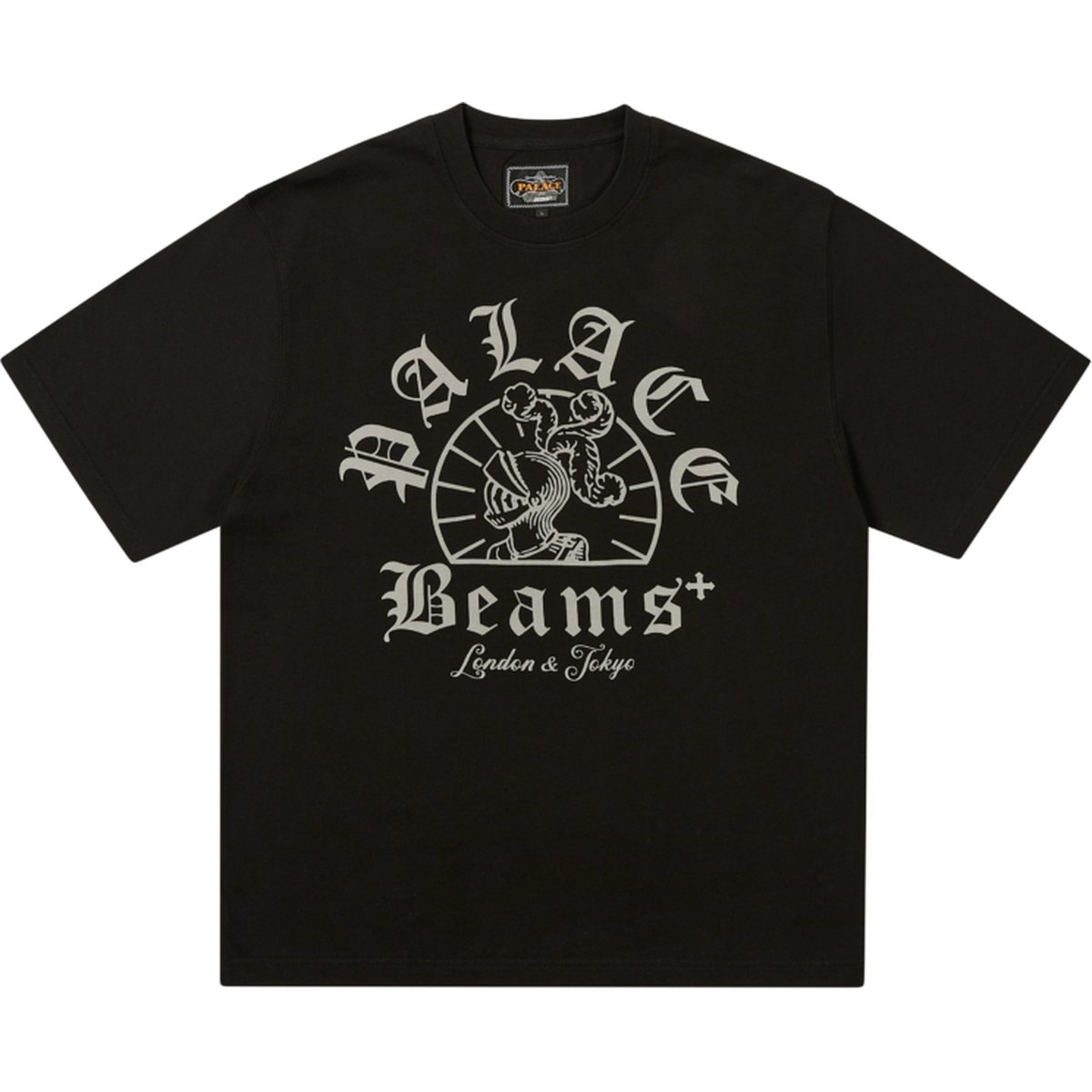 PALACE BEAMS PLUS GRAPHIC T-SHIRT JET BLACK