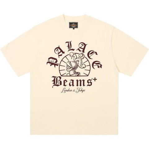 Palace PALACE BEAMS PLUS GRAPHIC T-SHIRT WHISPER WHITE - $88.00