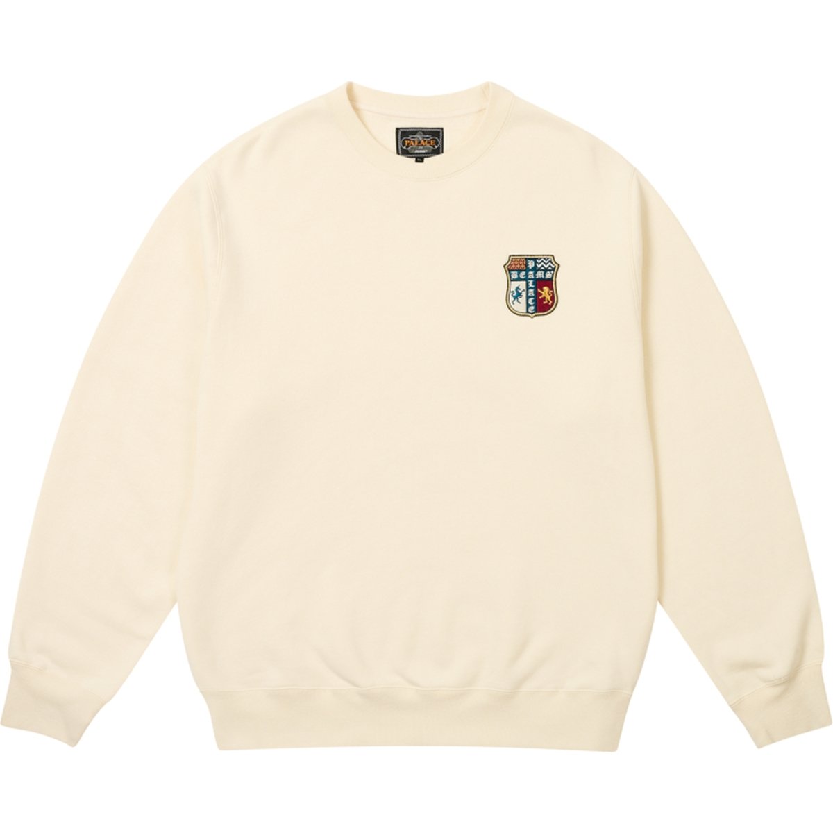 PALACE BEAMS PLUS GRAPHIC CREW WHISPER WHITE