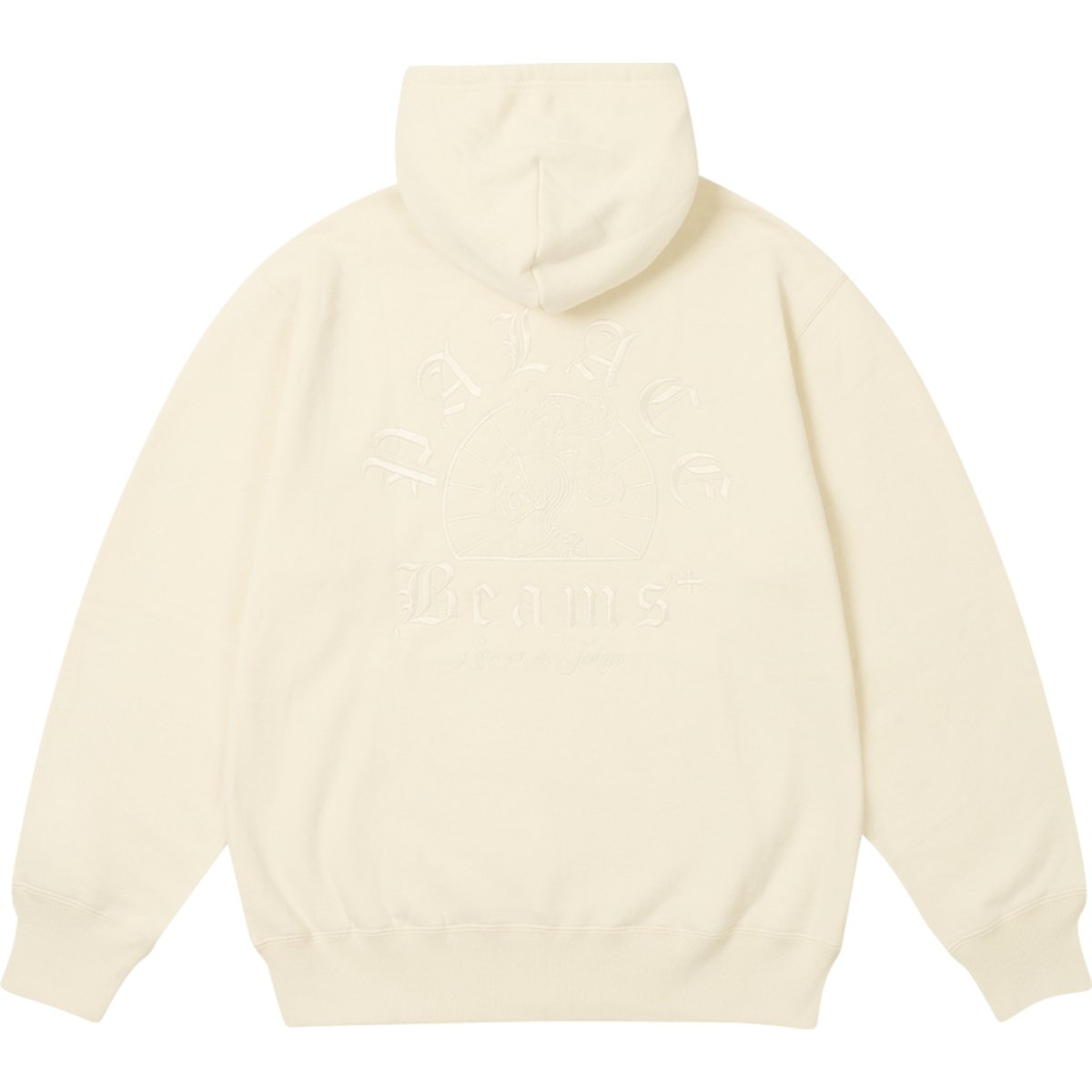 PALACE BEAMS PLUS GRAPHIC HOOD WHISPER WHITE