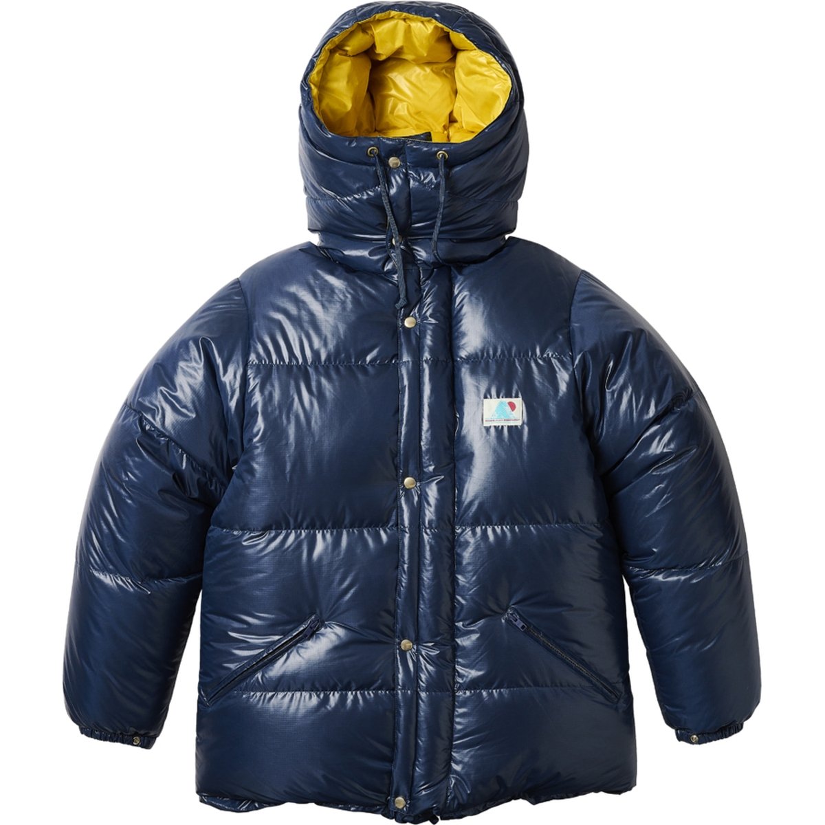 PALACE BEAMS PLUS EXPEDITION DOWN JACKET NAVY / YELLOW