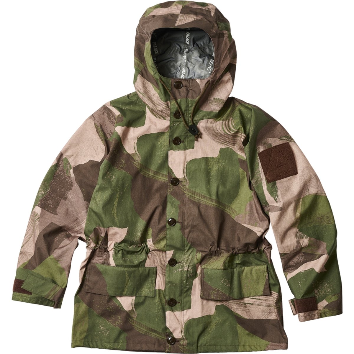 PALACE BEAMS PLUS JACKET 3 LAYERS CAMO