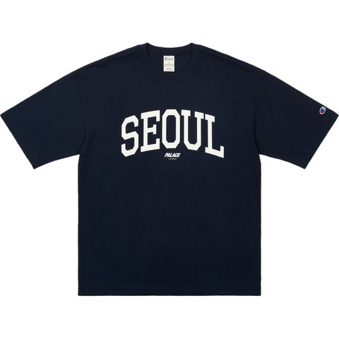 Palace PALACE CHAMPION SHOP T SHIRT SEOUL NAVY