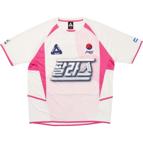 Palace PALACE SEOUL JERSEY WHITE PINK
