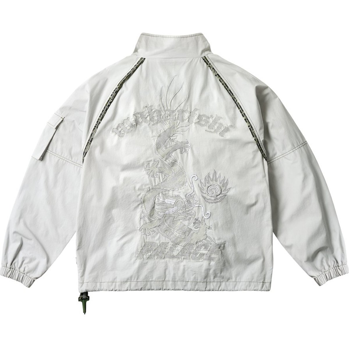 PALACE MAHARISHI ASYMETRIC TRACK JACKET ICE