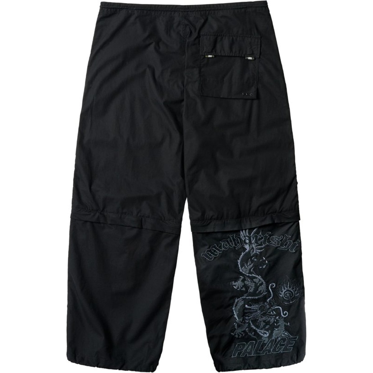 PALACE MAHARISHI ZIP OFF SNOPANT BLACK