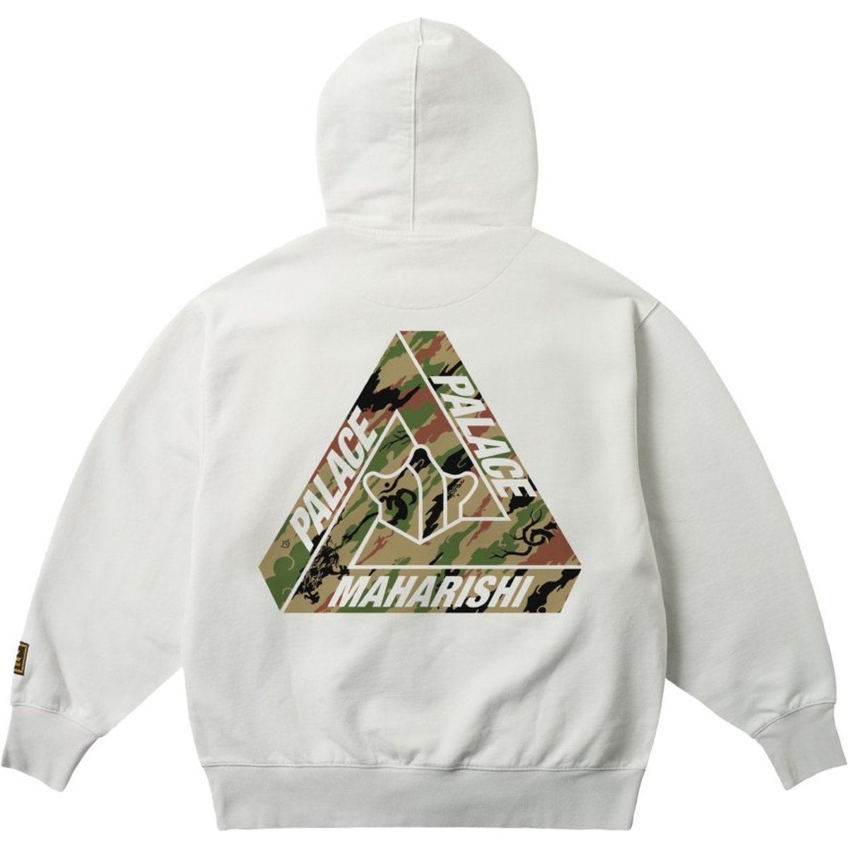 PALACE MAHARISHI TRI-BONSAI HOOD STONE WHITE