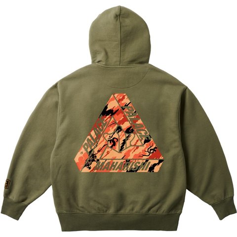 Palace PALACE MAHARISHI TRI-BONSAI HOOD OLIVE - $218.00
