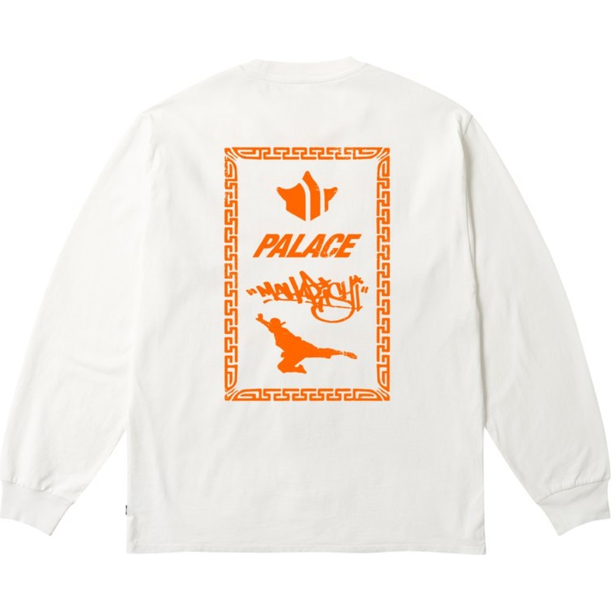 PALACE MAHARISHI SHAOLIN LONGSLEEVE WHITE