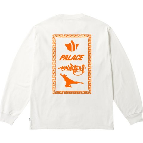 Palace PALACE MAHARISHI SHAOLIN LONGSLEEVE WHITE - $88.00