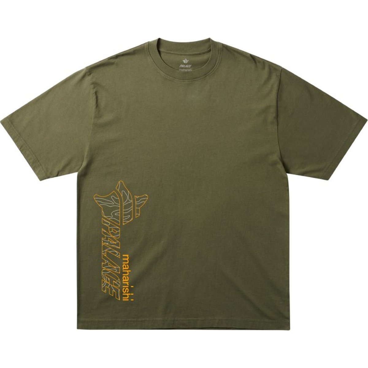 PALACE MAHARISHI TEMPLE STAR T-SHIRT OLIVE