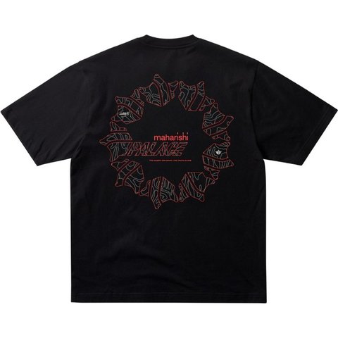 Palace PALACE MAHARISHI TEMPLE STAR T-SHIRT BLACK - $78.00