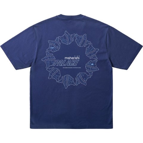 Palace PALACE MAHARISHI TEMPLE STAR T-SHIRT BLUE - $78.00