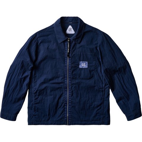 PALACE C.P. COMPANY 50 FILI HEAVY OVERSHIRT NAVY