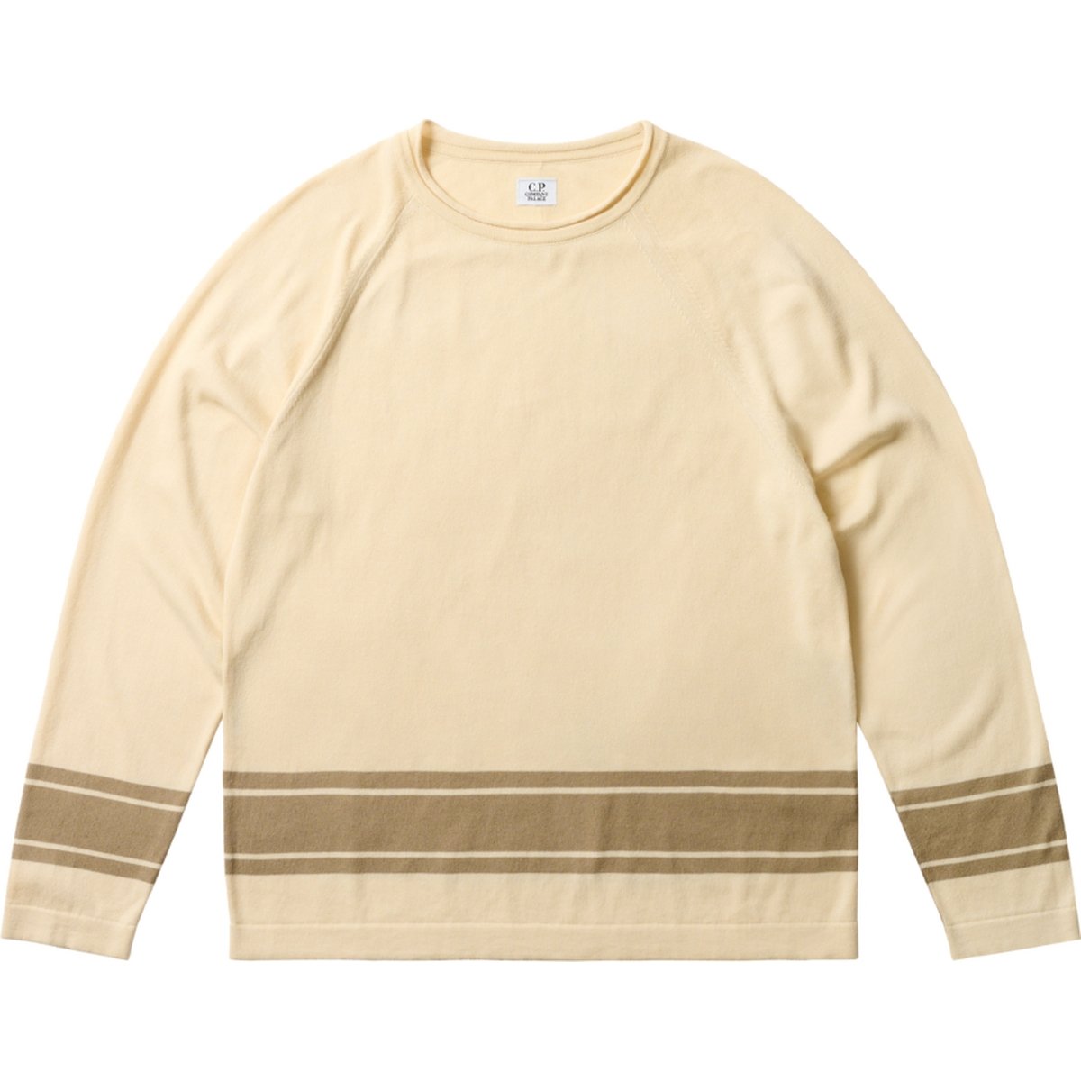 PALACE C.P. COMPANY COTTON SEA ISLAND MOCK NECK KNIT STONE