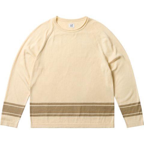 PALACE C.P. COMPANY COTTON SEA ISLAND MOCK NECK KNIT STONE