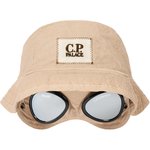 PALACE C.P. COMPANY PLAIN PAPER TOUCH GOGGLE BUCKET HAT STONE