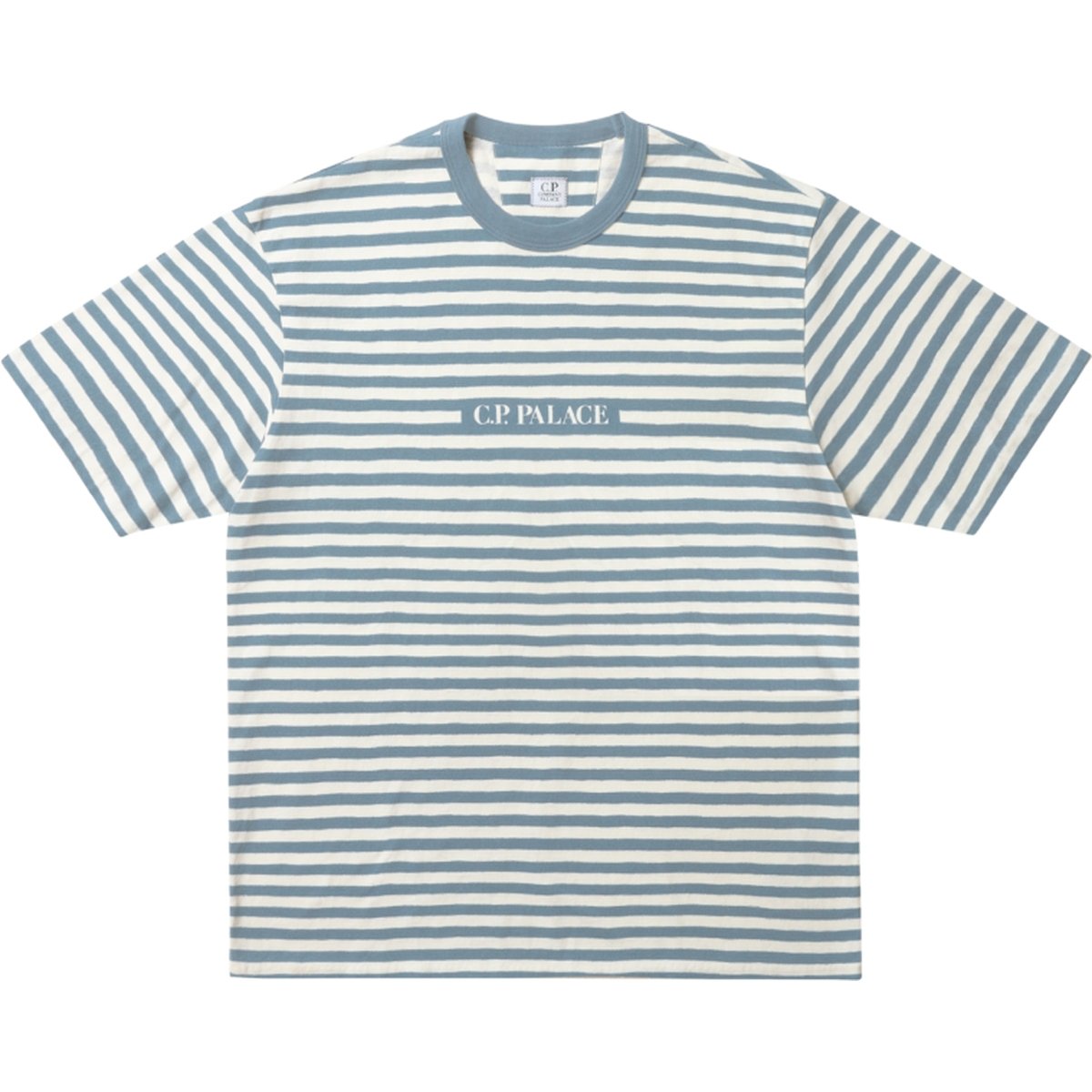 PALACE C.P. COMPANY JERSEY PRINTED T-SHIRT BLUE