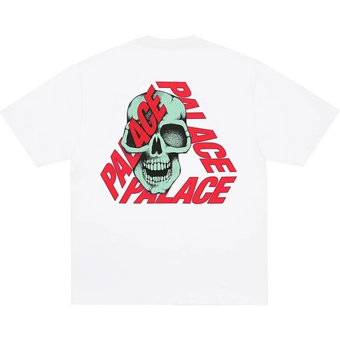 Palace P3 SKULL T-SHIRT WHITE - $48.00