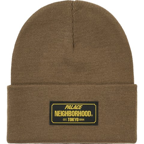 PALACE NEIGHBORHOOD BEANIE TAN