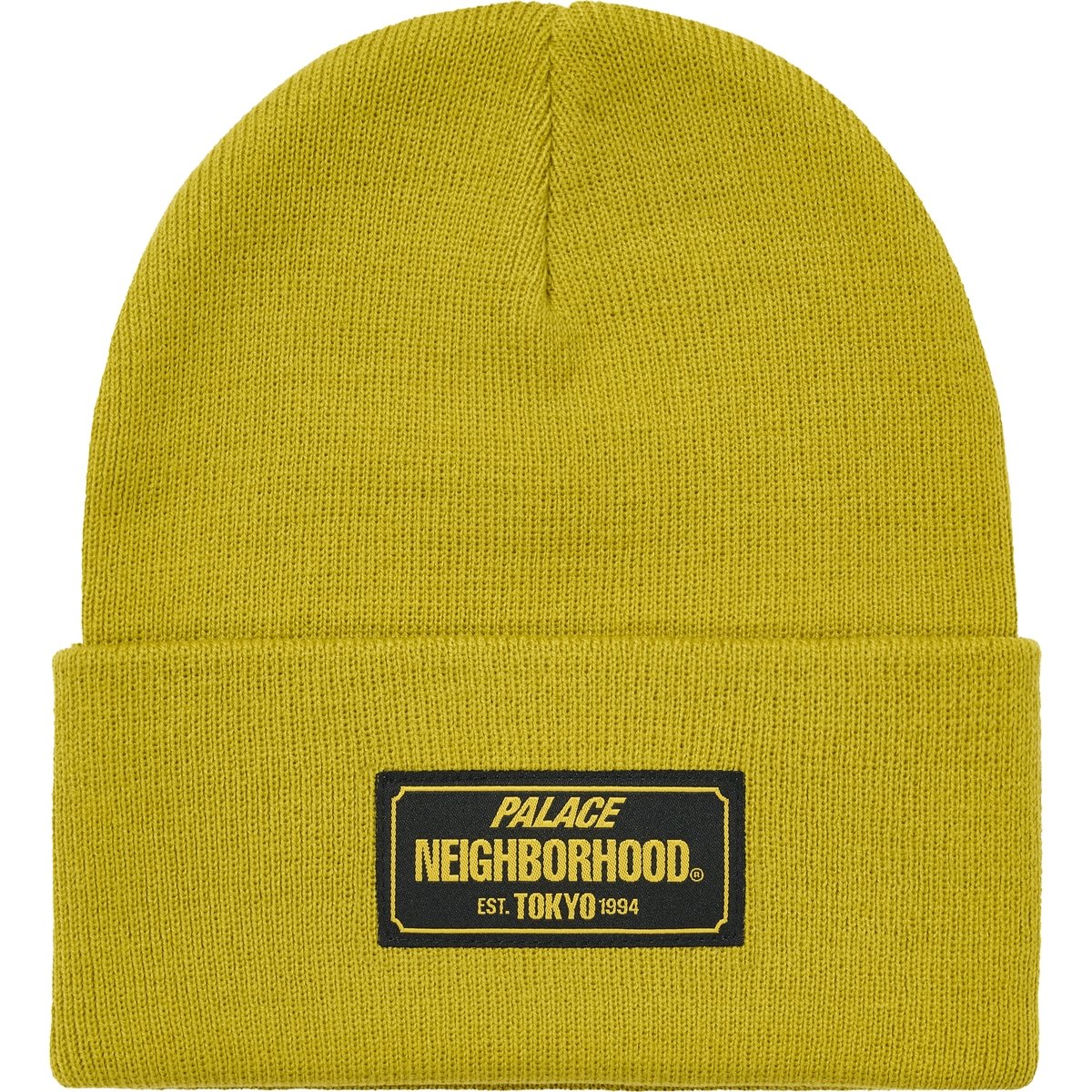 PALACE NEIGHBORHOOD BEANIE YELLOW
