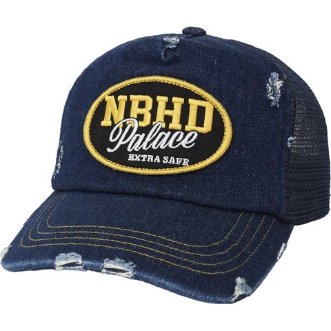 PALACE NEIGHBORHOOD MESH TRUCKER BLUE DENIM