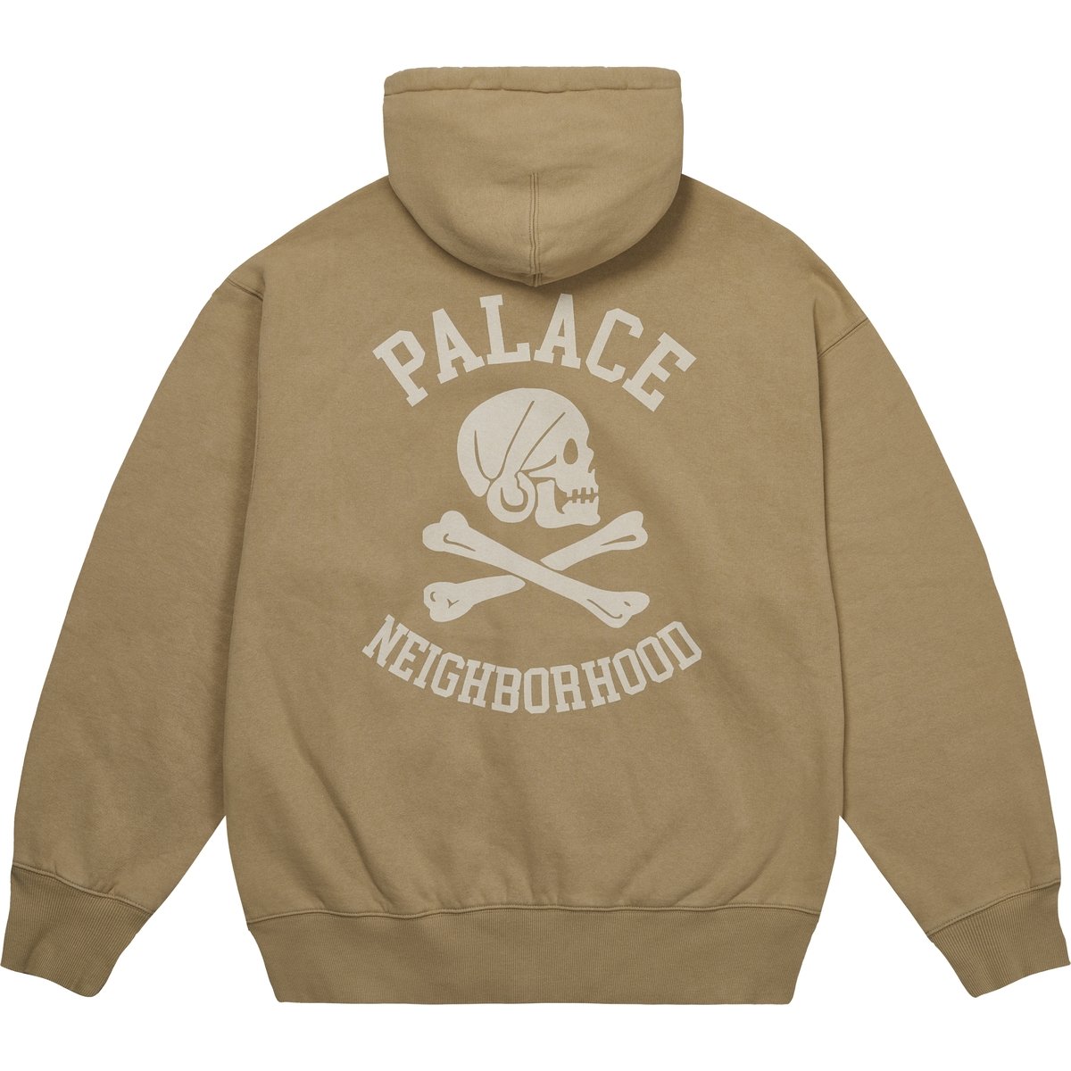 PALACE NEIGHBORHOOD SKULL ZIP HOOD INCENSE