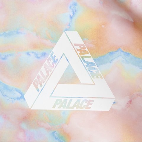 Palace HOODED BOMBER MARBLE - Colorway