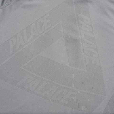 Palace KNITTED POLO SHIRT GREY - Colorway