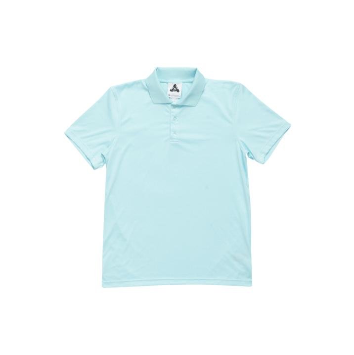 KNITTED POLO SHIRT BLUE
