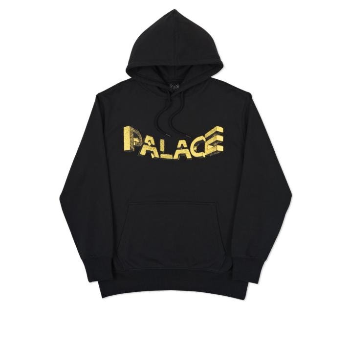 WARP FONT HOOD BLACK