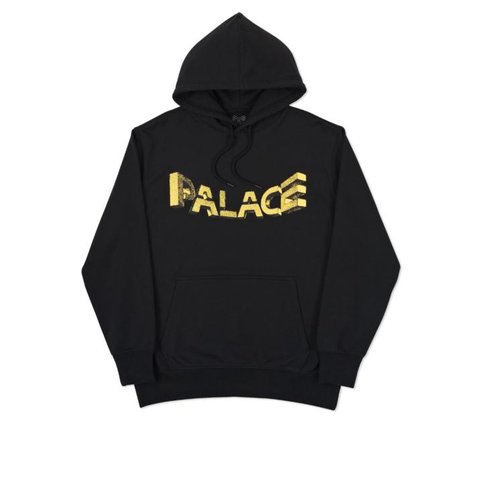 WARP FONT HOOD BLACK