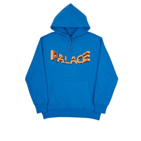 WARP FONT HOOD BLUE
