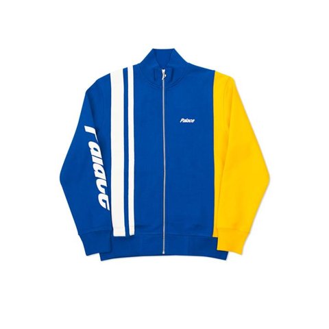 Palace RACER TRACK TOP BLUE / YELLOW