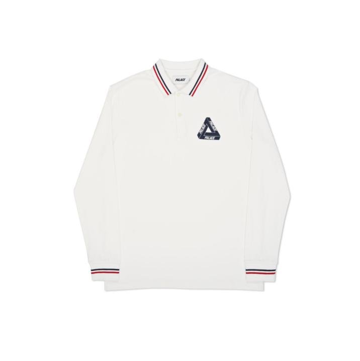 TRI POLO LONGSLEEVE WHITE