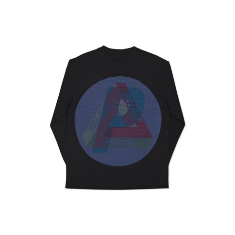 Palace MULTI P LONGSLEEVE BLACK - Colorway