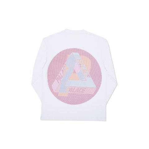 Palace MULTI P LONGSLEEVE WHITE - Colorway