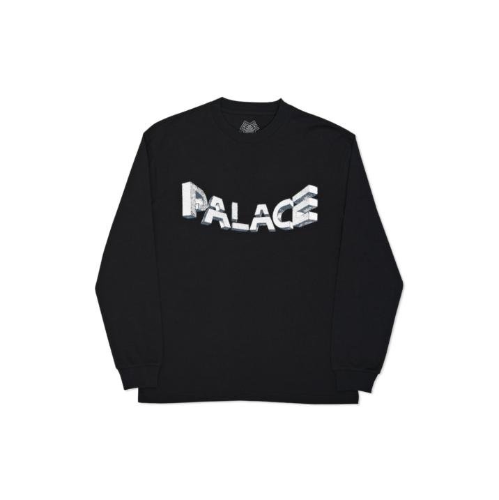 WARP FONT LONGSLEEVE BLACK