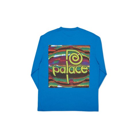 Palace THE WORD LONGSLEEVE BLUE - Colorway