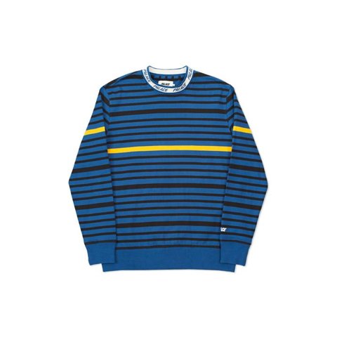 Palace LOGO NECK TOP BLUE / BLACK